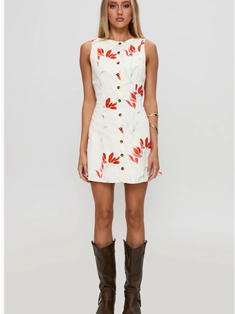 Dollie Floral Print Minidress